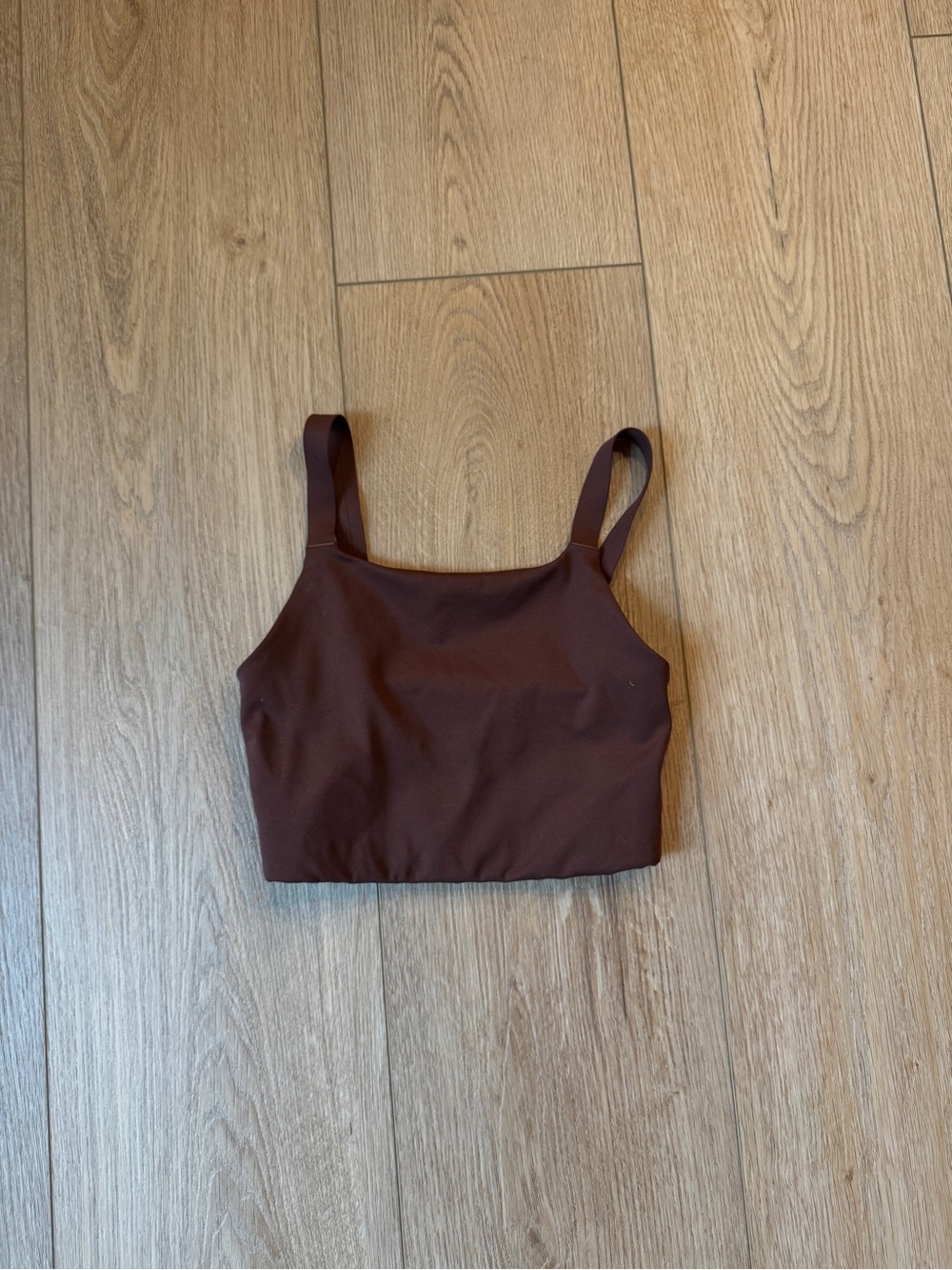 Girlfriend Collective Brown Sports Bra Tank